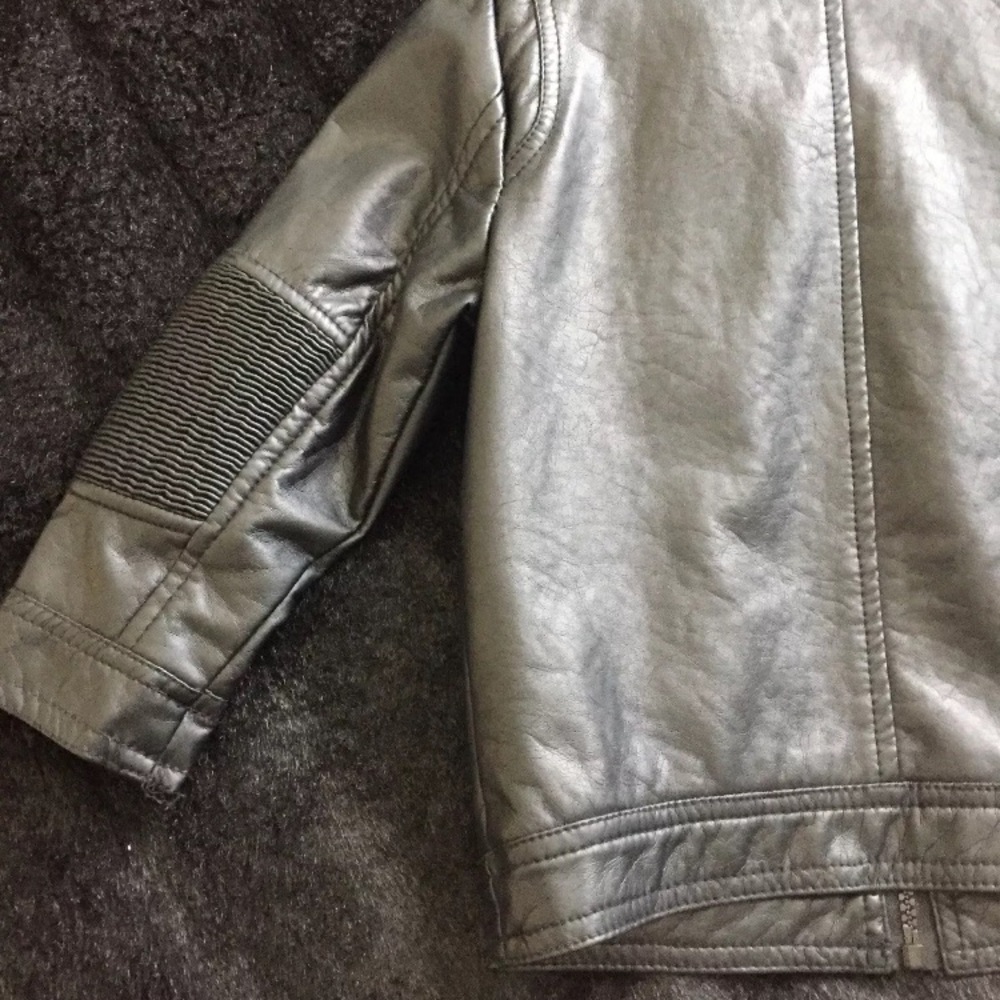 Urban Republic Faux Boy Leather Jacket - Picture 6 of 8